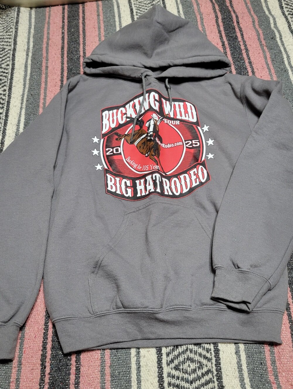 bucking wild rodeo hoodie